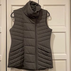 Carlia for Carrie Underwood Grey Puff Vest